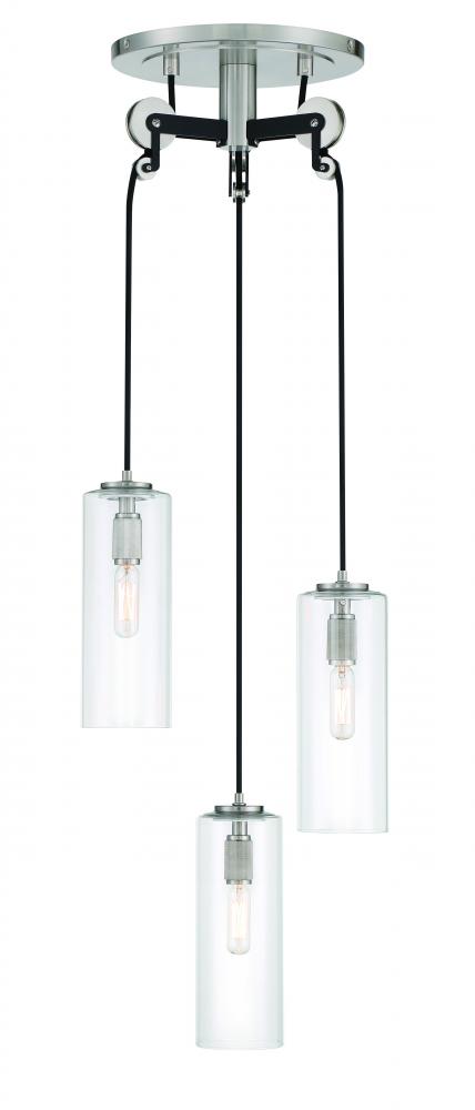 PULLMAN JUNCTION - 3 LIGHT PAN PENDANT