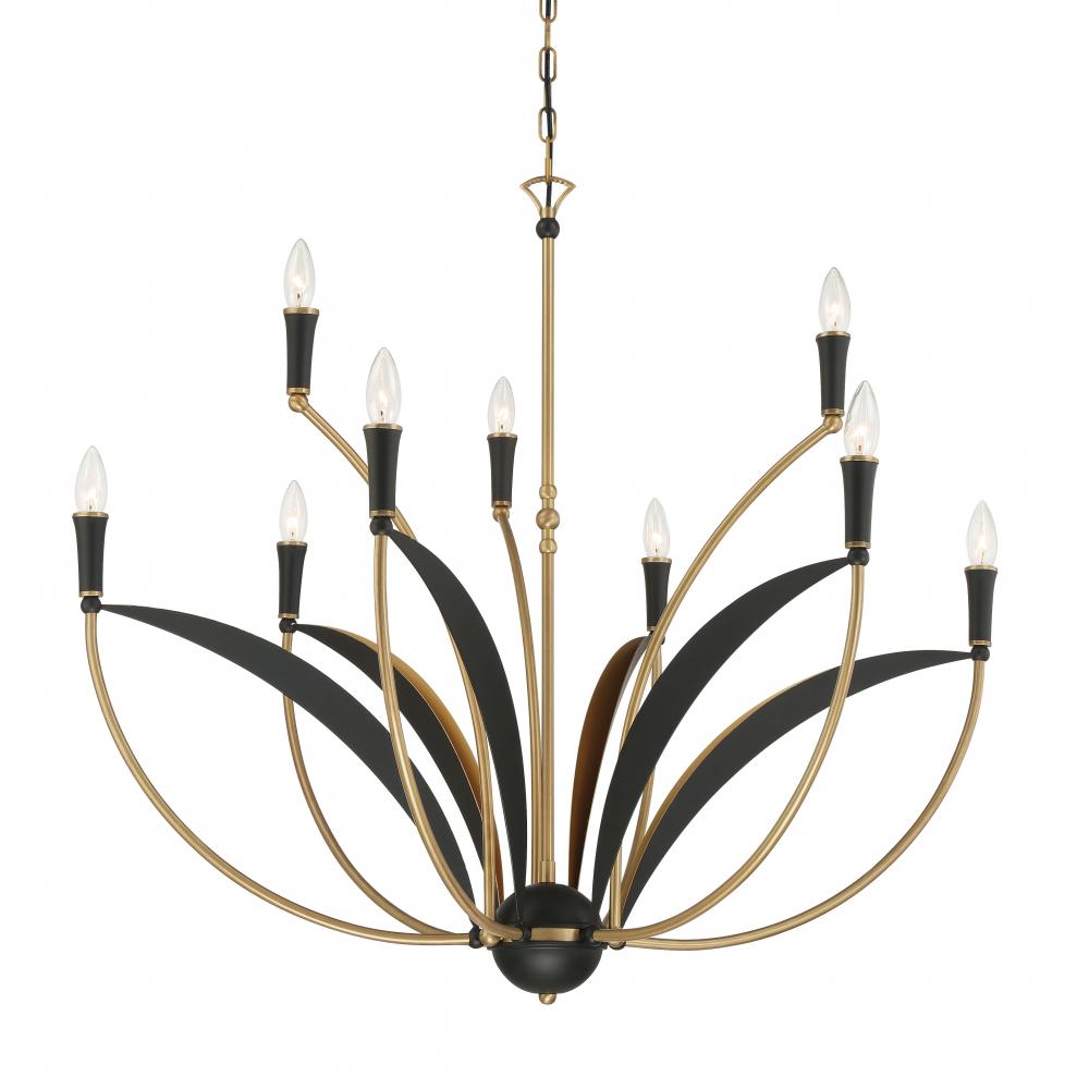 MILLER - 9 LIGHT CHANDELIER