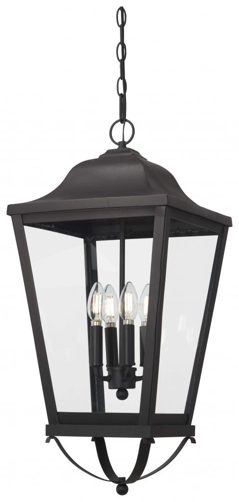 SAVANNAH-4 LIGHT OUTDOOR CHAIN HUNG LANTERN