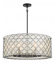 Minka-Lavery 2866-66A - SHEER ELEGANCE - 6 LIGHT PENDANT