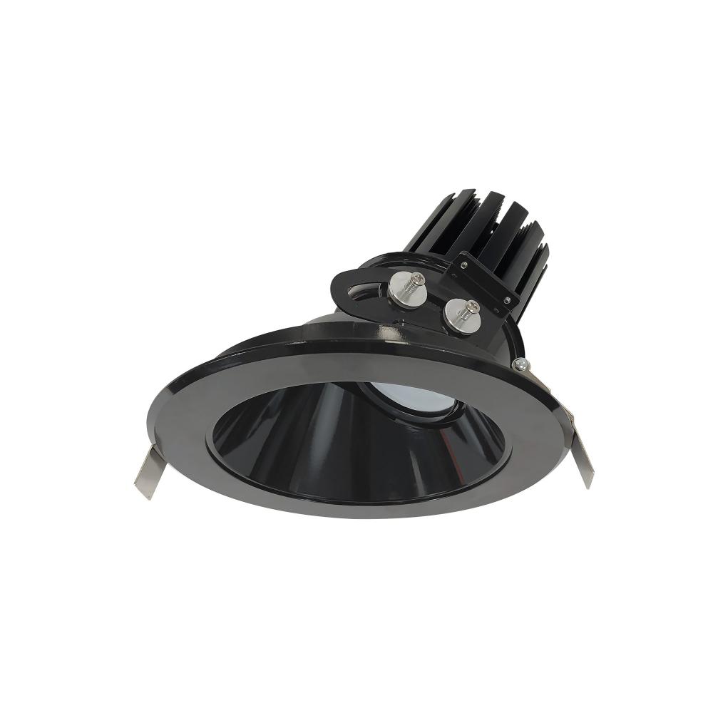 6" Sapphire III Round Adjustable Reflector, 4500lm, 3000K, Narrow Flood Optic, Black