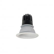 Nora NC3-41L340NMPW - 4" Sapphire III Round Open Reflector, 2500lm, 4000K, Narrow Flood Optic, Matte Powder White