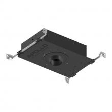 Nora NHAPIC-3R20L34040DP - 3" Apollo Round IC Air-Tight New Construction Housing w/ 1.625" to 2" Ceiling Collar,