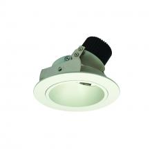 Nora NIO-4RD35QWW - 4" Iolite LED Round Adjustable Deep Reflector, 10-Degree Optic, 850lm / 12W, 3500K, White