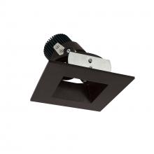 Nora NIO-4SDSQ50XBZ/10 - 4" Iolite LED Square Adjustable Reflector with Square Aperture, 1000lm / 14W, 5000K, Bronze