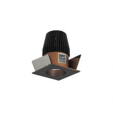 Nora NIOB-1SNG40XBZ - 1" Iolite LED BWF Square Reflector with Round Aperture, 600lm, 4000K, Bronze Reflector with