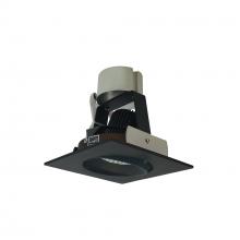 Nora NIR-4SC50XBZ - 4" Iolite LED Square Adjustable Cone Retrofit, 800lm / 14W, 5000K, Bronze Reflector / Bronze