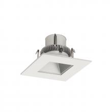Nora NLCBC2-45630HZW/10 - 4" Cobalt Click Square Retrofit Reflector with Square Aperture, 1000lm / 12W, 3000K, Haze