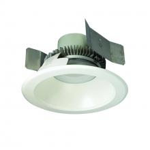 Nora NLCBC2-55135WW/A - 5" Cobalt Click Round Retrofit Reflector, 750lm / 10W, 3500K, White Reflector / White Flange