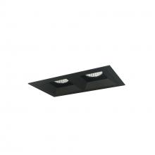 Nora NMIOT-12-B-FF-50X-10-B - Iolite MLS 2-Head Trim Kit, Black Flange, 5000K, 1000lm, Black Fixed Downlt. Trims