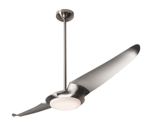 Modern Fan Co. IC2-BN-56-DK-570-RC - IC/Air (2 Blade ) Fan; Bright Nickel Finish; 56" Dark Blades; 20W LED; Remote Control