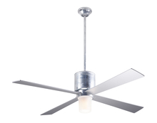 Modern Fan Co. LAP-GV-50-NK-552-002 - Lapa Fan; Galvanized Finish; 50" Nickel Blades; 17W LED; Fan Speed and Light Control (3-wire)