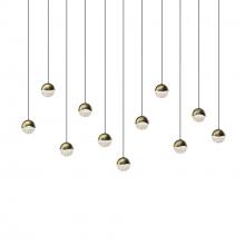 Sonneman 2922.14-SML - 11-Light Small Rectangle LED Pendant