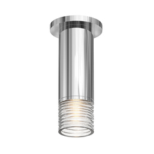Sonneman 3062.01-CC25 - 3" Small LED Surface Mount w/Clear Ribbon Glass Trim and 25° Narrow Flood Lens