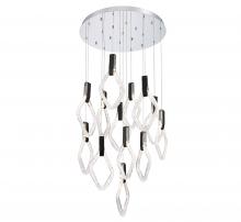 Lib & Co. US 10103-01 - Catania, 13 Light Round LED Chandelier, Chrome