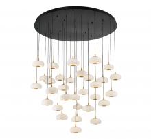 Lib & Co. US 10197-02 - Adelfia, 31 Light LED Grand Chandelier, Matte Black