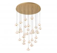 Lib & Co. US 10197-030 - Adelfia, 31 Light LED Grand Chandelier, Painted Antique Brass