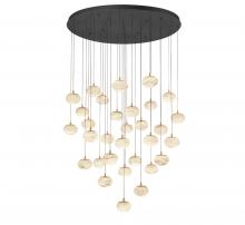 Lib & Co. US 12123-02 - Calcolo, 31 Light LED Grand Chandelier, Matte Black