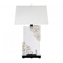 Schonbek Forever SJ7535-702R - Auroa 2 Light 120V Table Lamp in Polished Chrome with Clear Radiance Crystal