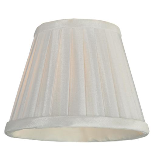 5"W X 4"H Channell Tapered & Pleated Shade