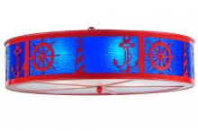 Meyda Green 143521 - 30"W Coastal Collection Flushmount