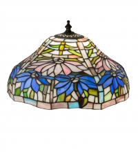 Meyda Green 17068 - 12" Wide Tiffany Poinsettia Shade
