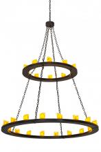 Meyda Green 176133 - 60"W Loxley 28 LT Two Tier Chandelier