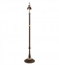 Meyda Green 210068 - 62" High Antique Brass Gloss 3 LT Floor Base