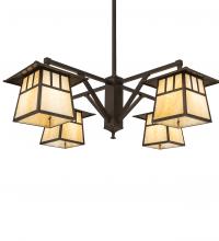 Meyda Green 250681 - 47" Wide Stillwater 4 Light Chandelier