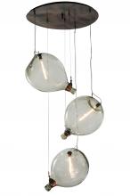 2nd Avenue Designs Green 147927 - 40" Wide Euri Tanta Pouring 3 LT Cascading Pendant