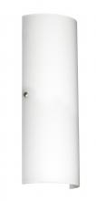 Besa Lighting 819307-LED-PN - Besa Torre 18 LED Wall White Matte Polished Nickel 2x8W LED