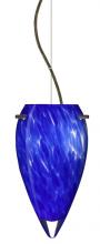 Besa Lighting 1KX-412586-LED-BR - Besa Juli LED Cable Pendant Blue Cloud Bronze 1x9W LED