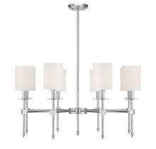 Savoy House 1-306-8-109 - Chatham 8-Light Chandelier in Polished Nickel