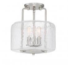 Savoy House 6-7790-3-SN - Avalon 3-Light Ceiling Light in Satin Nickel