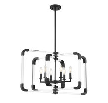 Savoy House 7-1660-6-89 - Rotterdam 6-light Pendant In matte Black