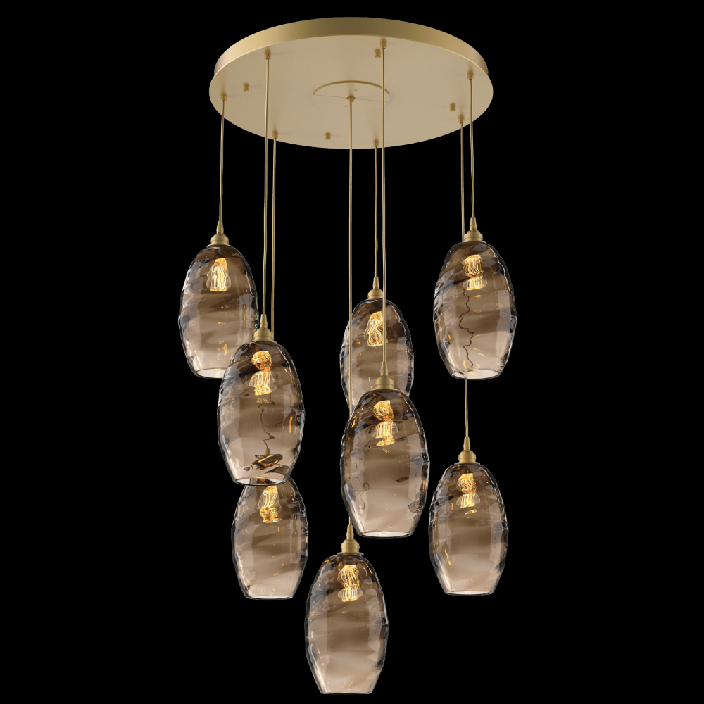 Ellisse Round 8pc Multi-Pendant