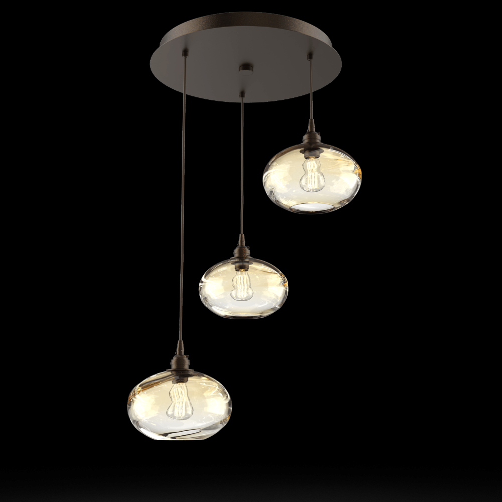 Coppa Round 3pc Multi-Pendant