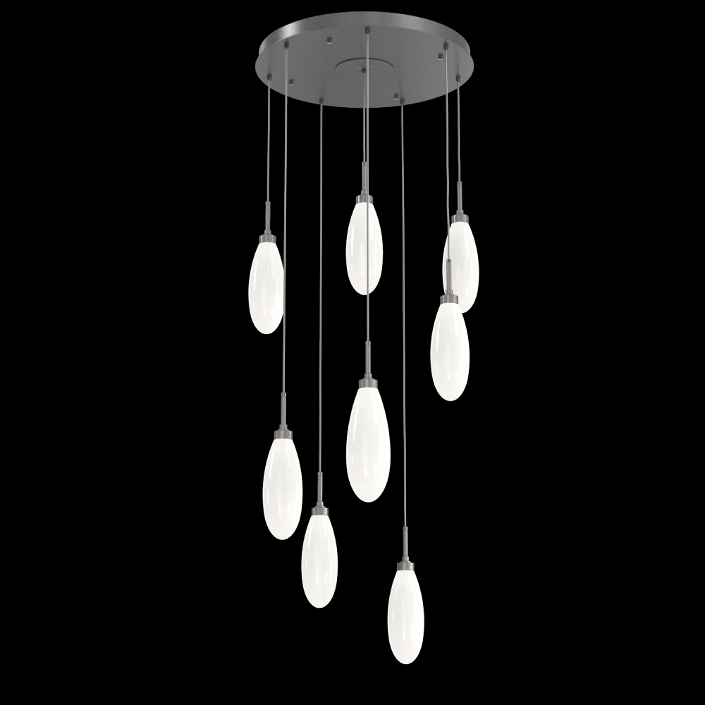 Fiori Round 8pc  Multi-Pendant