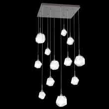 Hammerton CHB0039-12-GP-C-C01-L1 - Gem Square 12pc Multi-Pendant