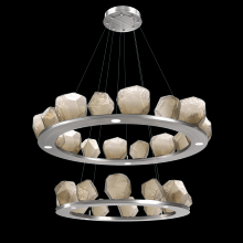 Hammerton CHB0039-2B-SN-B-CA1-L1 - Gem Two-Tier Ring