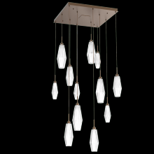 Hammerton CHB0049-12-FB-RC-C01-L1 - Aalto Square 12pc Multi-Pendant