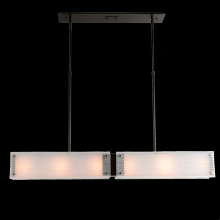 Hammerton PLB0044-44-BS-IW-001-E2 - Textured Glass Linear Suspension-44