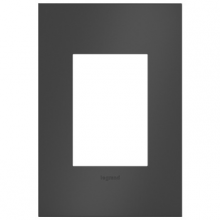 Legrand AWC1G3SBL4 - adorne? Satin Black One-Gang-Plus Screwless Wall Plate