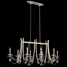 Schonbek 1870 VA8436N-76H - Vesca 8 Light 120V Chandelier in Heirloom Bronze with Clear Heritage Handcut Crystal