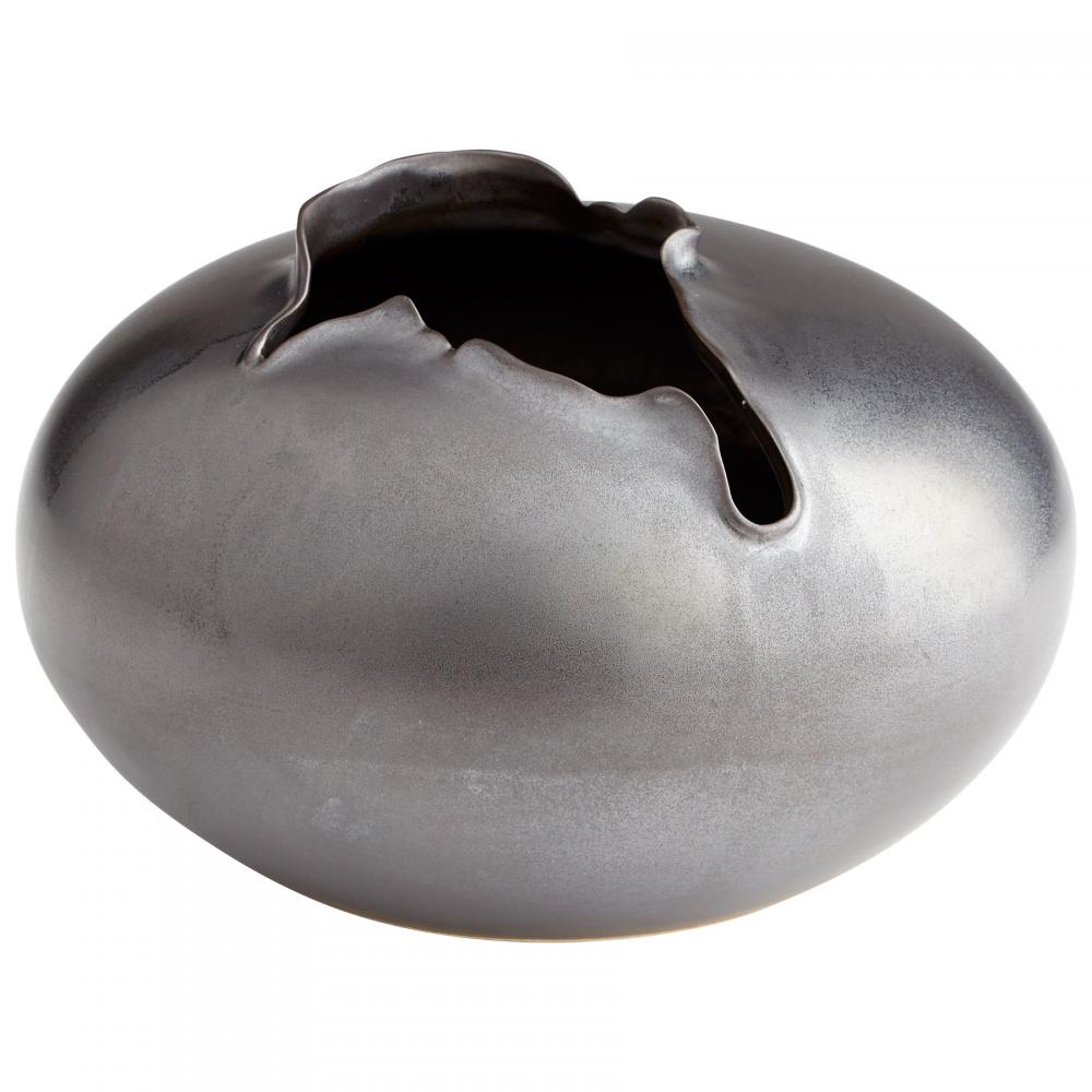 Tambora Vase Metal - Black - Medium
