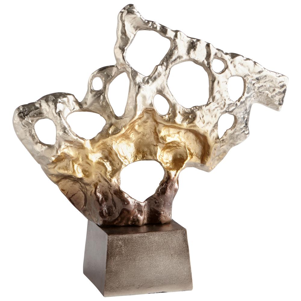 Andromeda Sculpture Nickel And Champagne - Medium