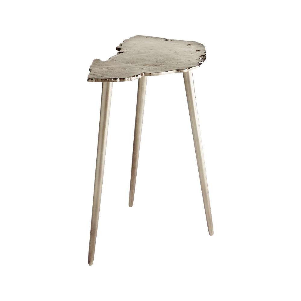 Needle Side Table Antique Nickel