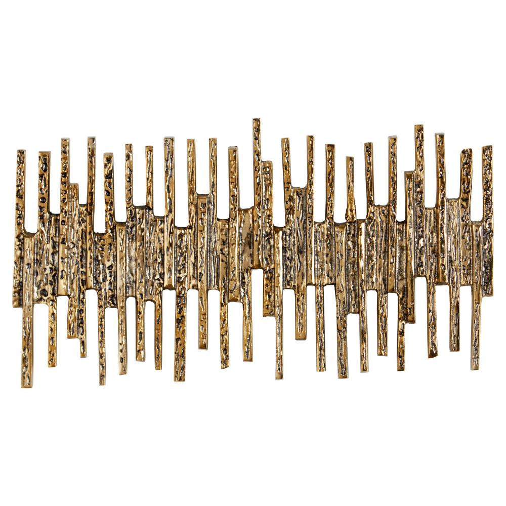 Ledger Wall Decor Antique Brass - Small