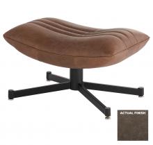 Cyan Designs 11809 - Eduarda Ottoman Grey Distressed Leather