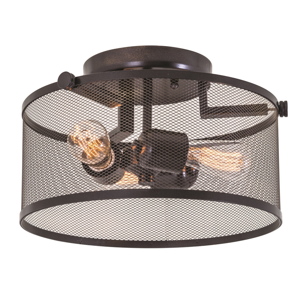GASTOWN 3 LT SEMI FLUSH